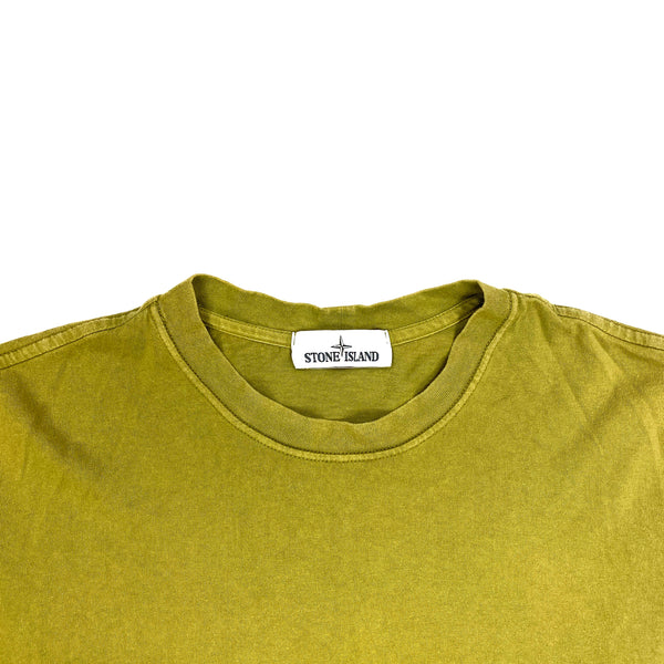 Stone Island Olive Green Longsleeve Cotton Top