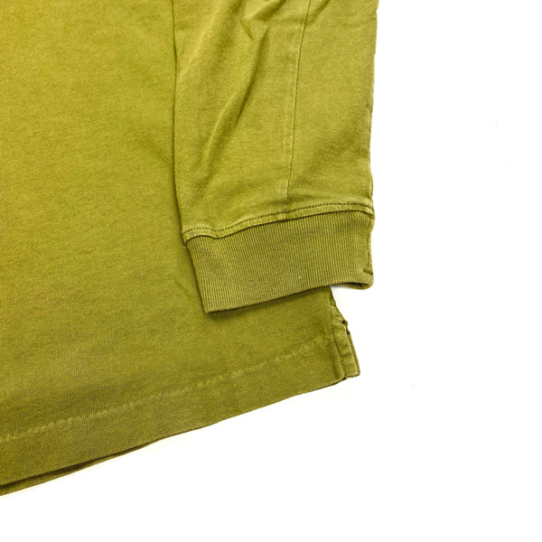 Stone Island Olive Green Longsleeve Cotton Top