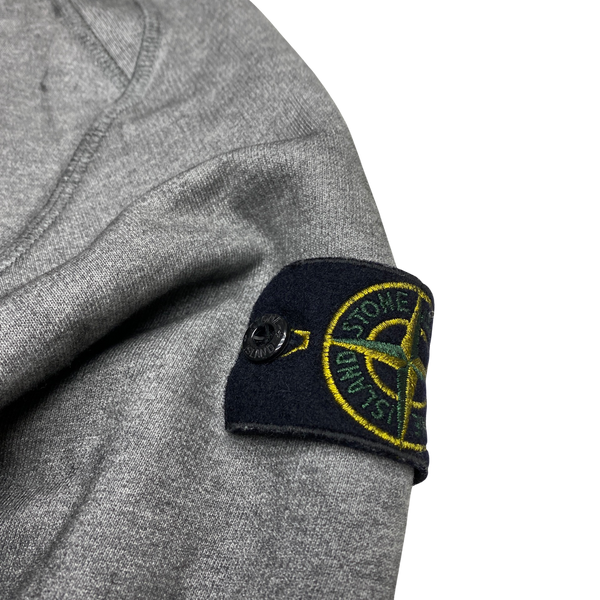 Stone Island 2020 Grey Dust Treatment Pullover Hoodie