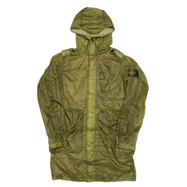 Stone Island Khaki 2009 Hyperlight Mesh Badge Parka Jacket