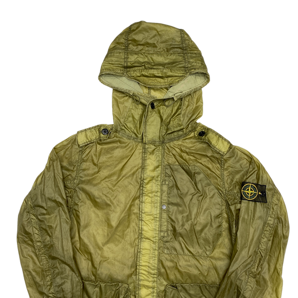 Stone Island Khaki 2009 Hyperlight Mesh Badge Parka Jacket