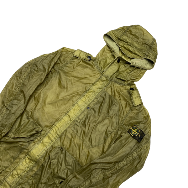 Stone Island Khaki 2009 Hyperlight Mesh Badge Parka Jacket
