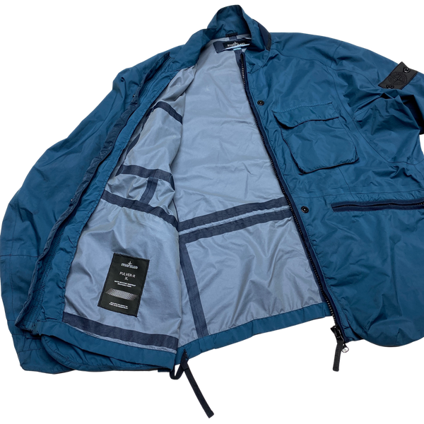 Stone Island Blue Shadow Project Pulver-R-3L Waterproof Jacket