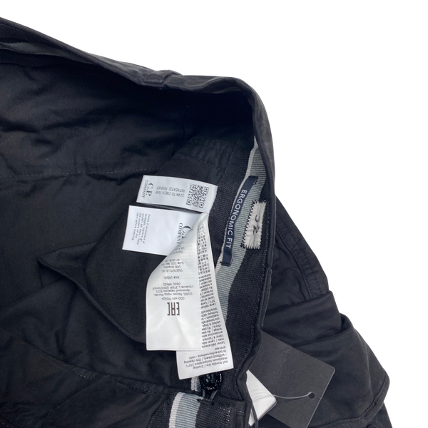 CP Company Ergonomic Fit Black Cargo Trousers
