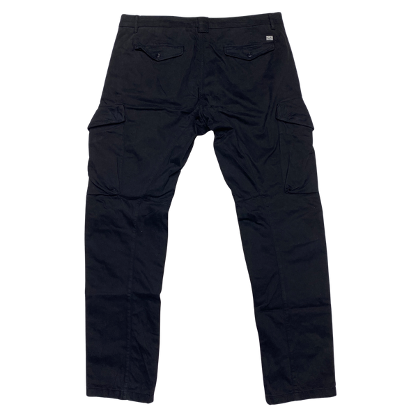 CP Company Ergonomic Fit Black Cargo Trousers