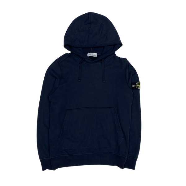 Stone Island 2018 Navy Cotton Pullover Hoodie
