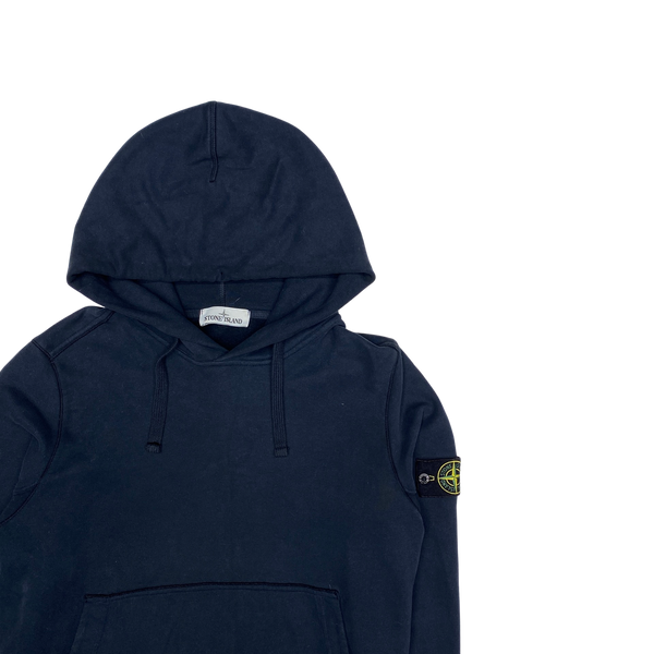 Stone Island 2018 Navy Cotton Pullover Hoodie