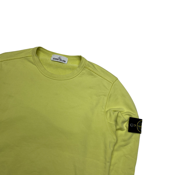 Stone Island 2019 Yellow Crewneck Sweatshirt