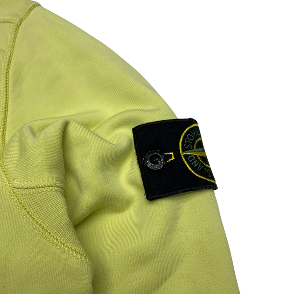 Stone Island 2019 Yellow Crewneck Sweatshirt