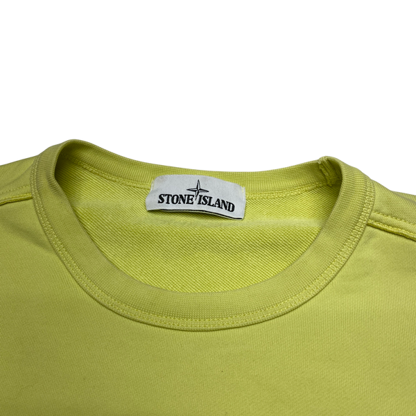 Stone Island 2019 Yellow Crewneck Sweatshirt