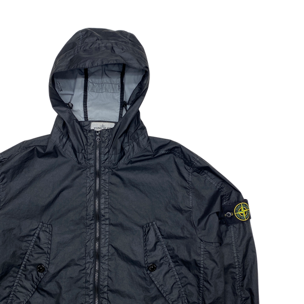 Stone Island Black Membrana 3L TC Hooded Jacket