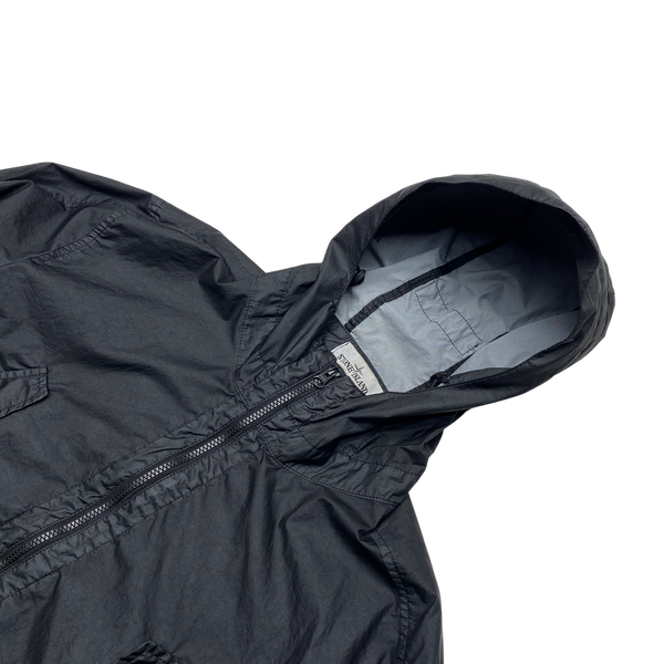 Stone Island Black Membrana 3L TC Hooded Jacket