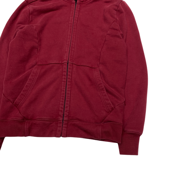 CP Company Red Cotton Goggle Hoodie