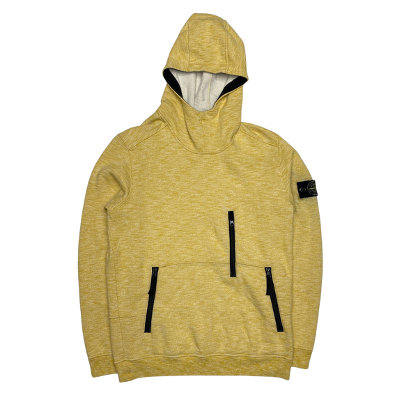 Stone Island 2019 Yellow Marl Pullover Hoodie
