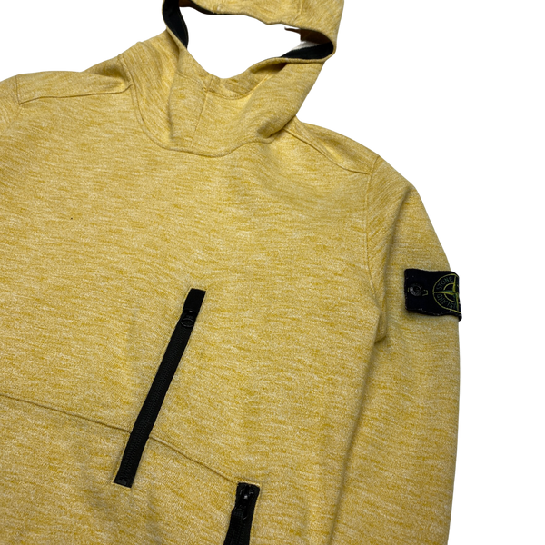 Stone Island 2019 Yellow Marl Pullover Hoodie