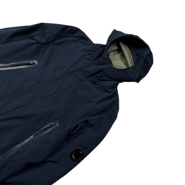 CP Company Navy Fishtail Parka Soft Shell Jacket - XL