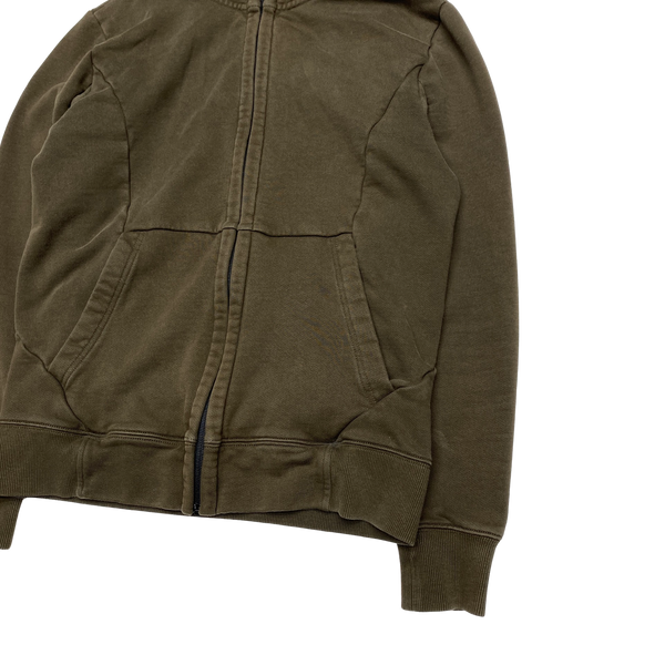CP Company Khaki Cotton Goggle Hoodie