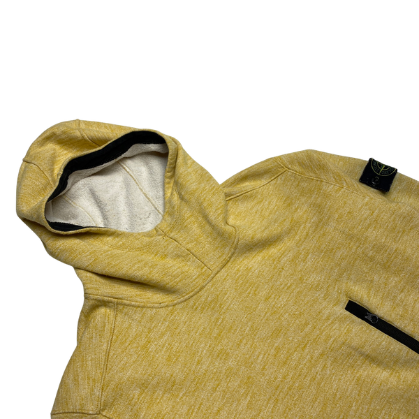 Stone Island 2019 Yellow Marl Pullover Hoodie