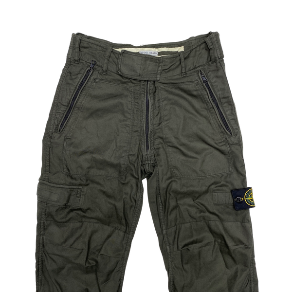 Stone Island Vintage 2005 Khaki Cargo Trousers