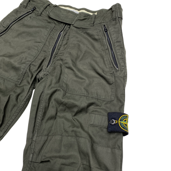 Stone Island Vintage 2005 Khaki Cargo Trousers