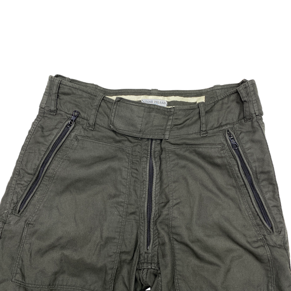 Stone Island Vintage 2005 Khaki Cargo Trousers