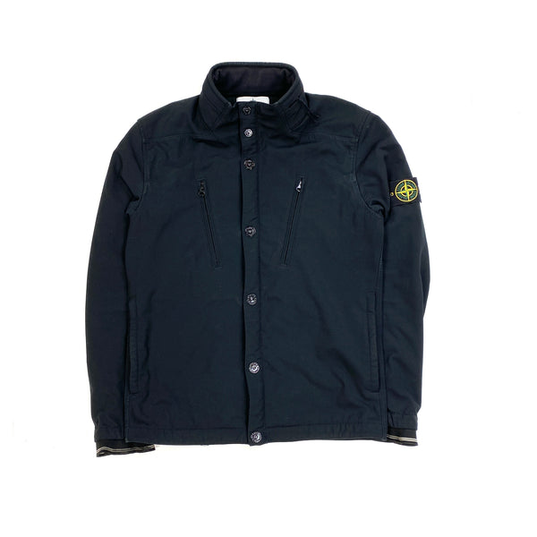 Stone Island Navy 2015 Navy Fleece Lined Soft Shell