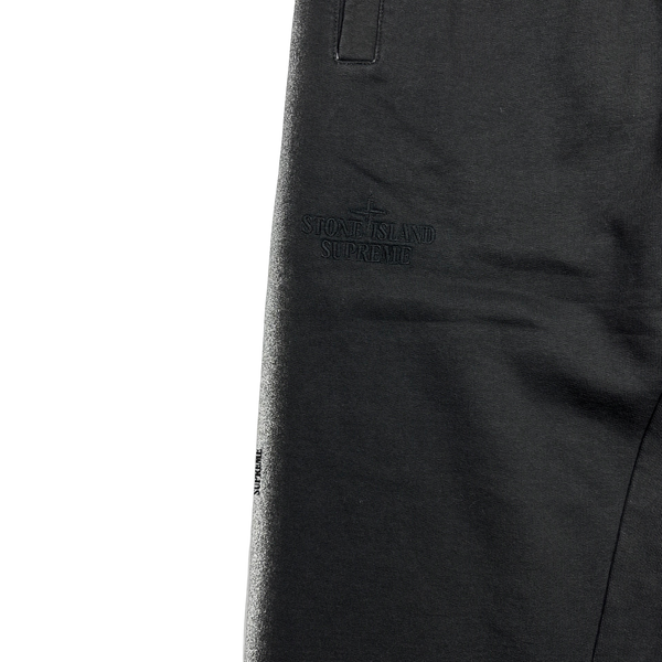 Stone Island x Supreme 2022 Charcoal Joggers - Small
