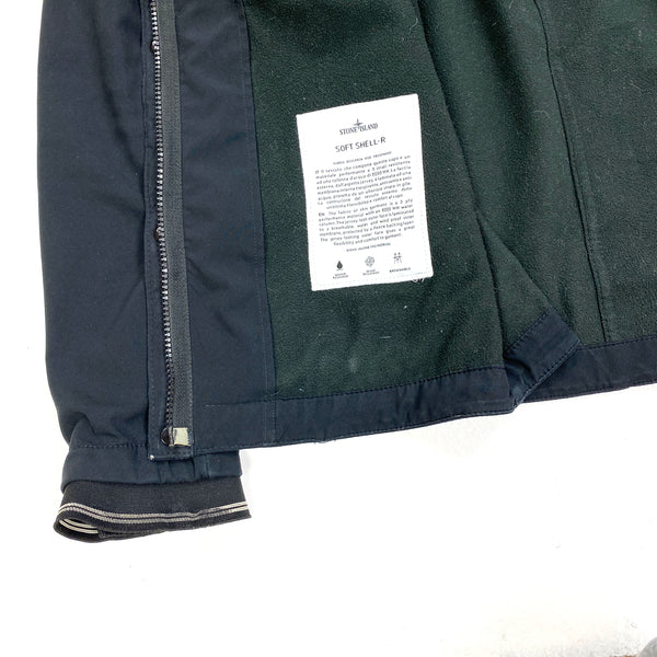 Stone Island Navy 2015 Navy Fleece Lined Soft Shell