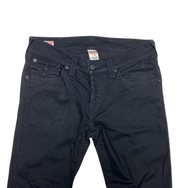 True Religion Black Slim Fit Zach Jeans