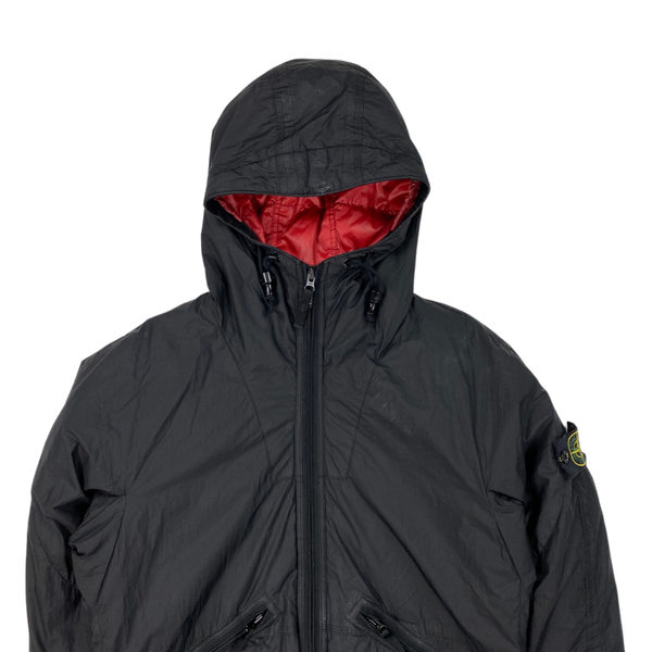 Stone Island Black Down Filled Nylon Jacket