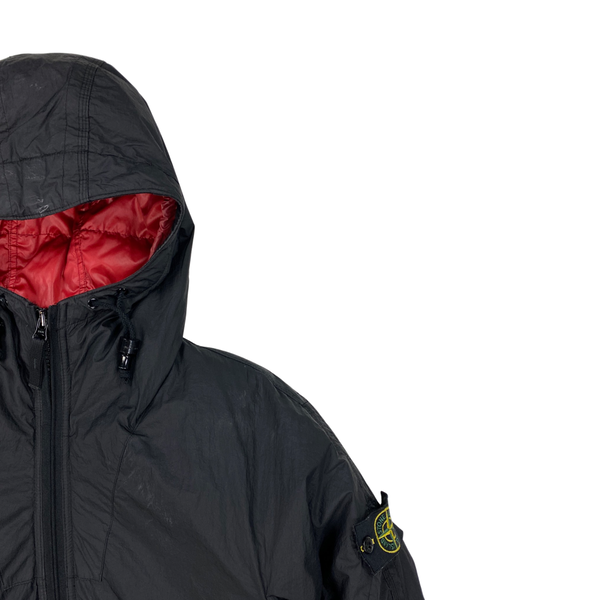 Stone Island Black Down Filled Nylon Jacket