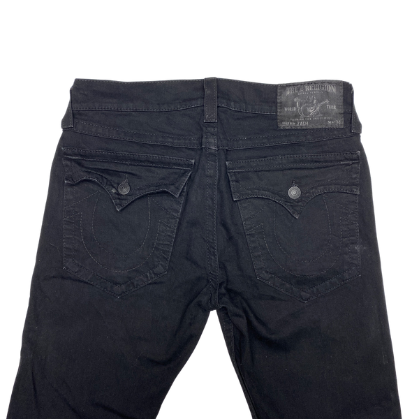 True Religion Black Slim Fit Zach Jeans