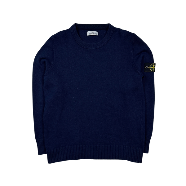 Stone Island 2016 Blue Knitted Jumper - XXL