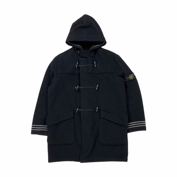 Stone Island AW//2002 Black Duffle Coat
