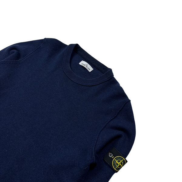 Stone Island 2016 Blue Knitted Jumper - XXL