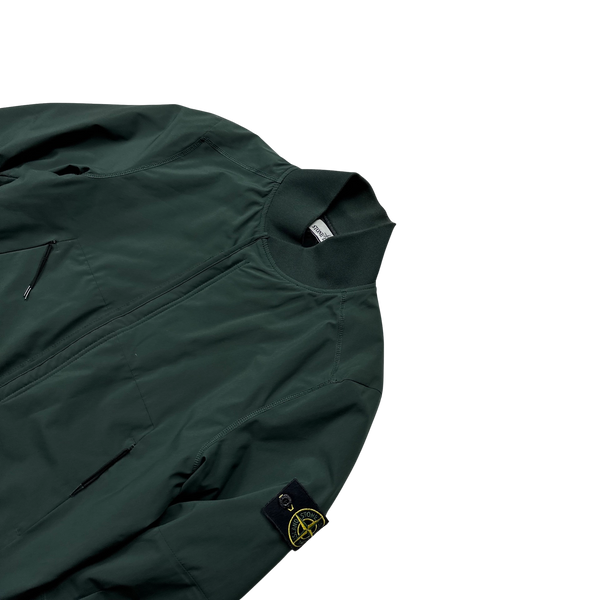 Stone Island Bottle Green Primaloft Soft Shell Jacket - Medium