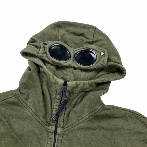 Green cp company hoodie deals
