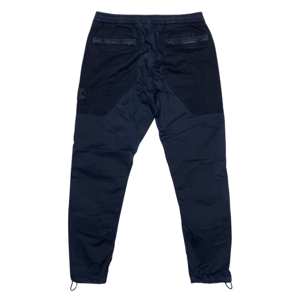 Stone Island Ghost Navy Tapered Cargo Trousers