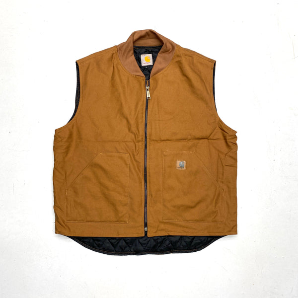 Carhartt Tan Reworked Quilted Gilet