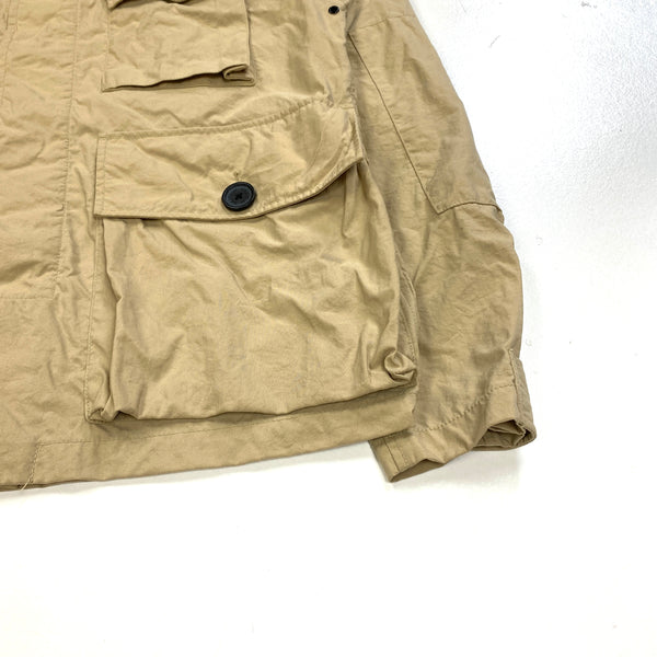 Ma Strum Beige Cotton Overshirt Jacket