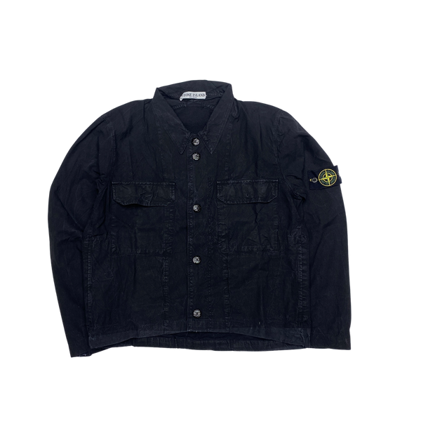 Stone Island Black 2006 Cotton Overshirt