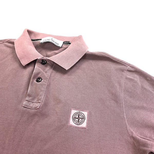 Stone Island 2019 Rose Quartz Cotton Polo Shirt