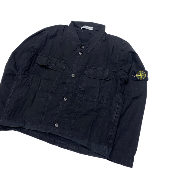 Stone Island Black 2006 Cotton Overshirt