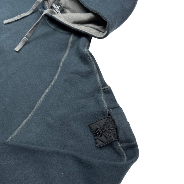 Stone Island Navy Blue 2021 Shadow Project Hoodie - Small