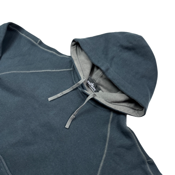 Stone Island Navy Blue 2021 Shadow Project Hoodie - Small