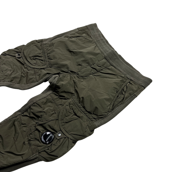 CP Company Khaki Nylon / Cotton Joggers - XS