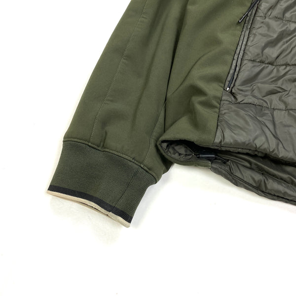 CP Company Khaki Padded Soft Shell Goggle Jacket