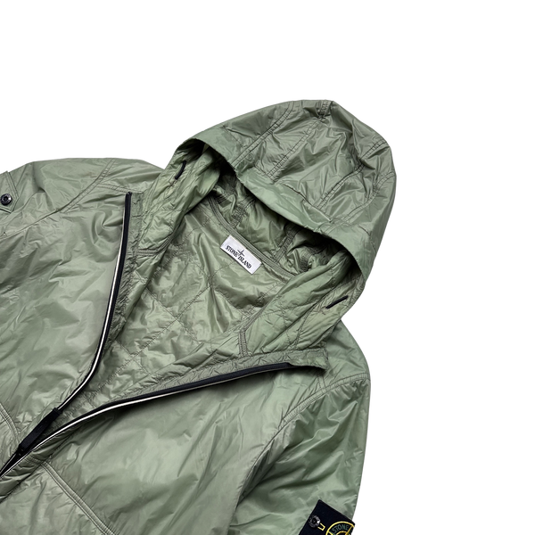 Stone Island Olive Green Micro Rip Stop Primaloft Insulated Jacket - XL