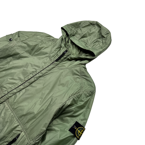 Stone Island Olive Green Micro Rip Stop Primaloft Insulated Jacket - XL