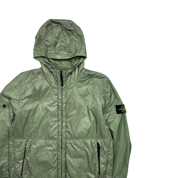 Stone Island Olive Green Micro Rip Stop Primaloft Insulated Jacket - XL